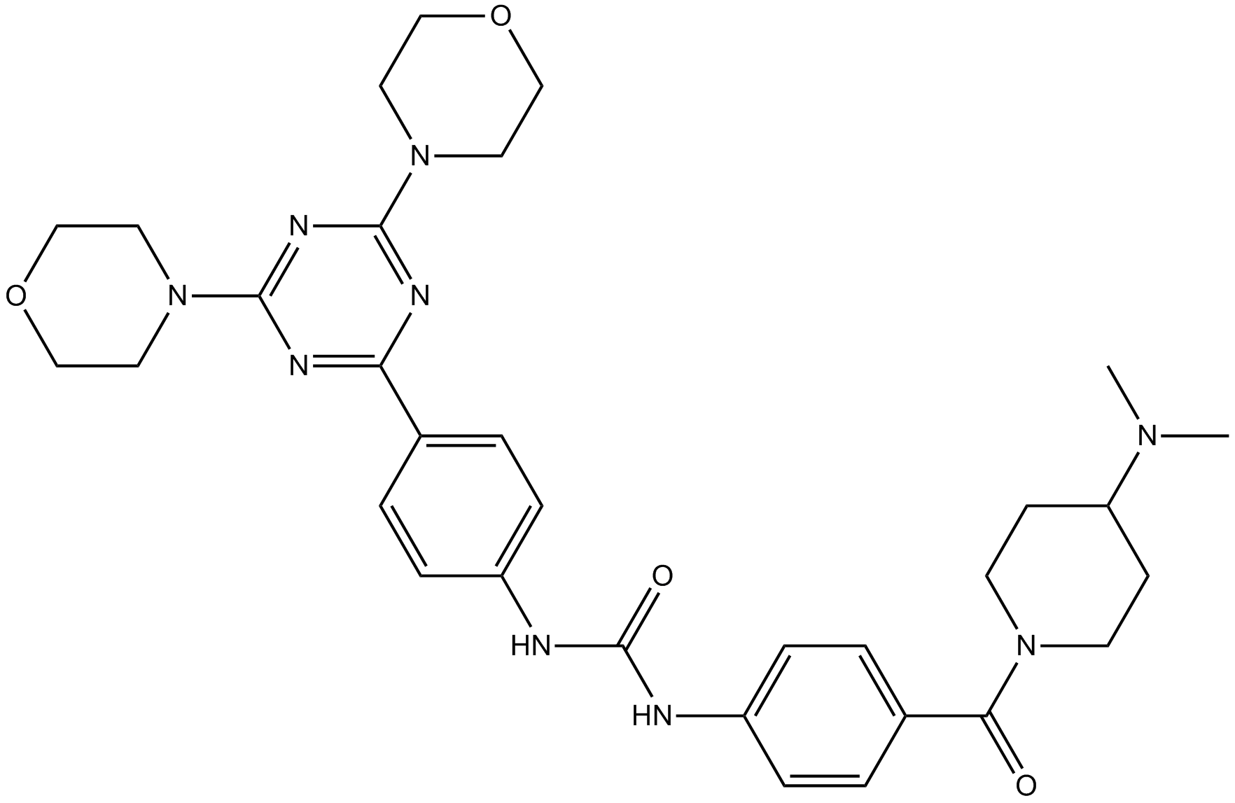 PF-05212384 (PKI-587)  Chemical Structure