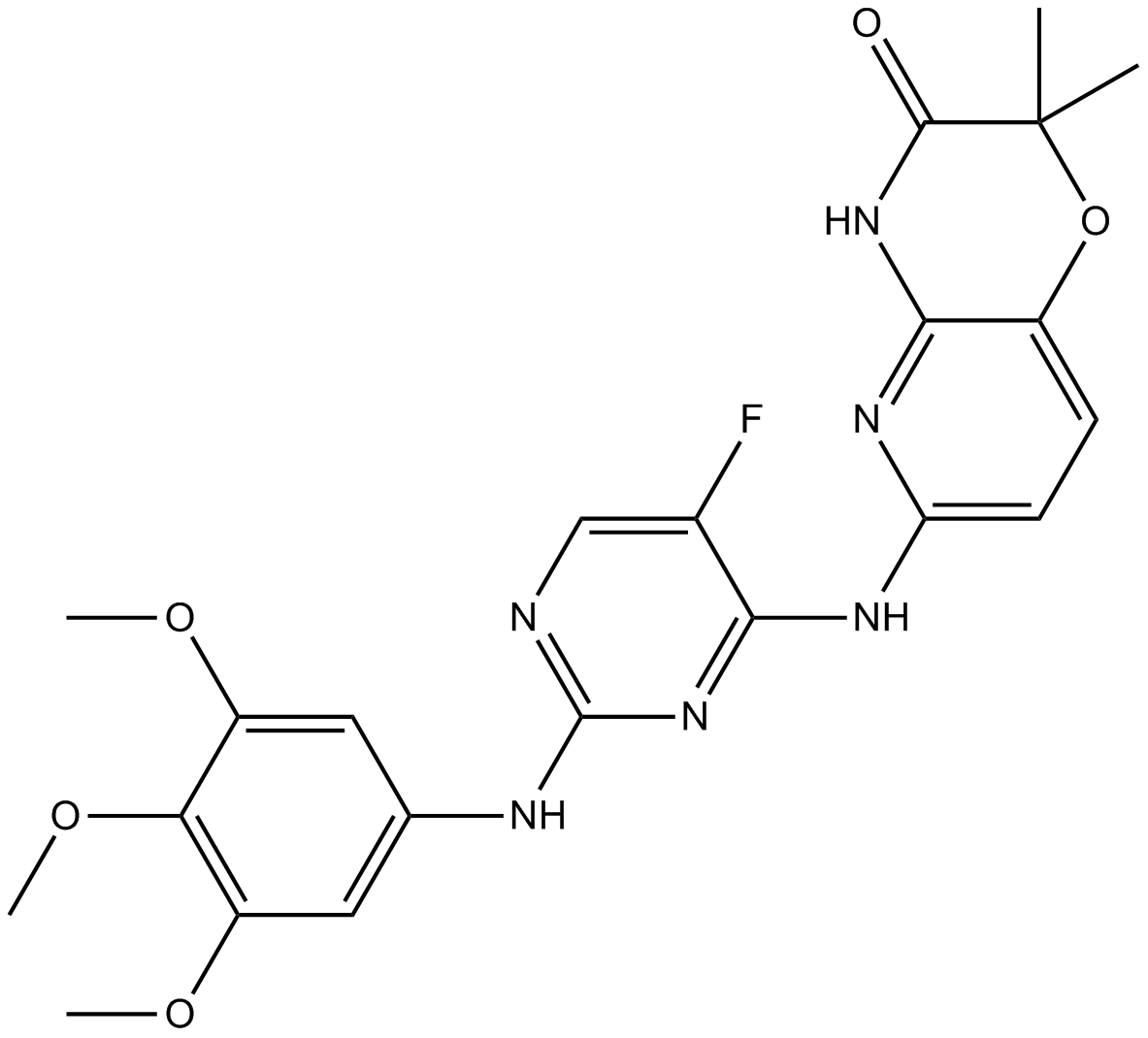 R406(free base) Chemische Struktur