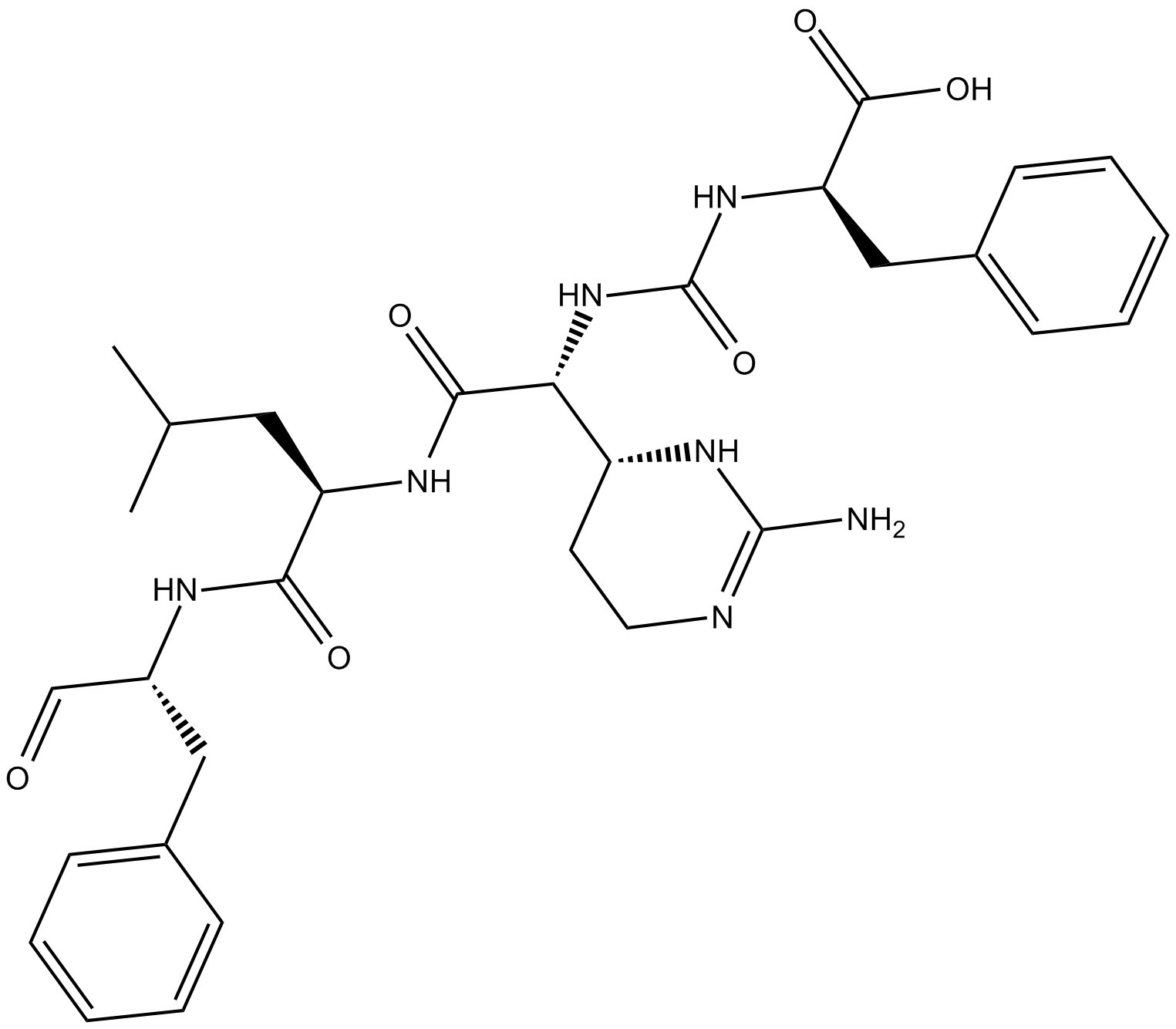 Chymostatin Chemische Struktur
