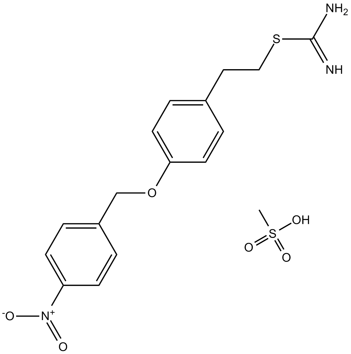 KB-R7943 mesylate  Chemical Structure