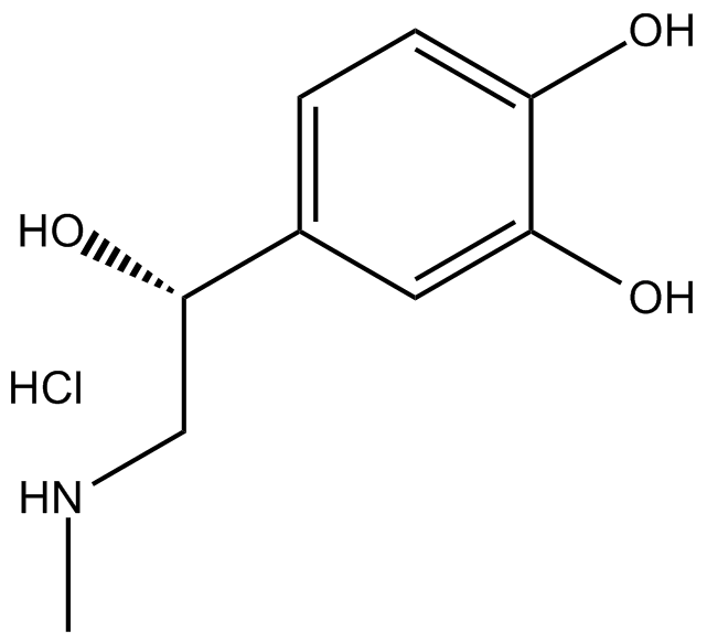 Epinephrine HCl Chemische Struktur