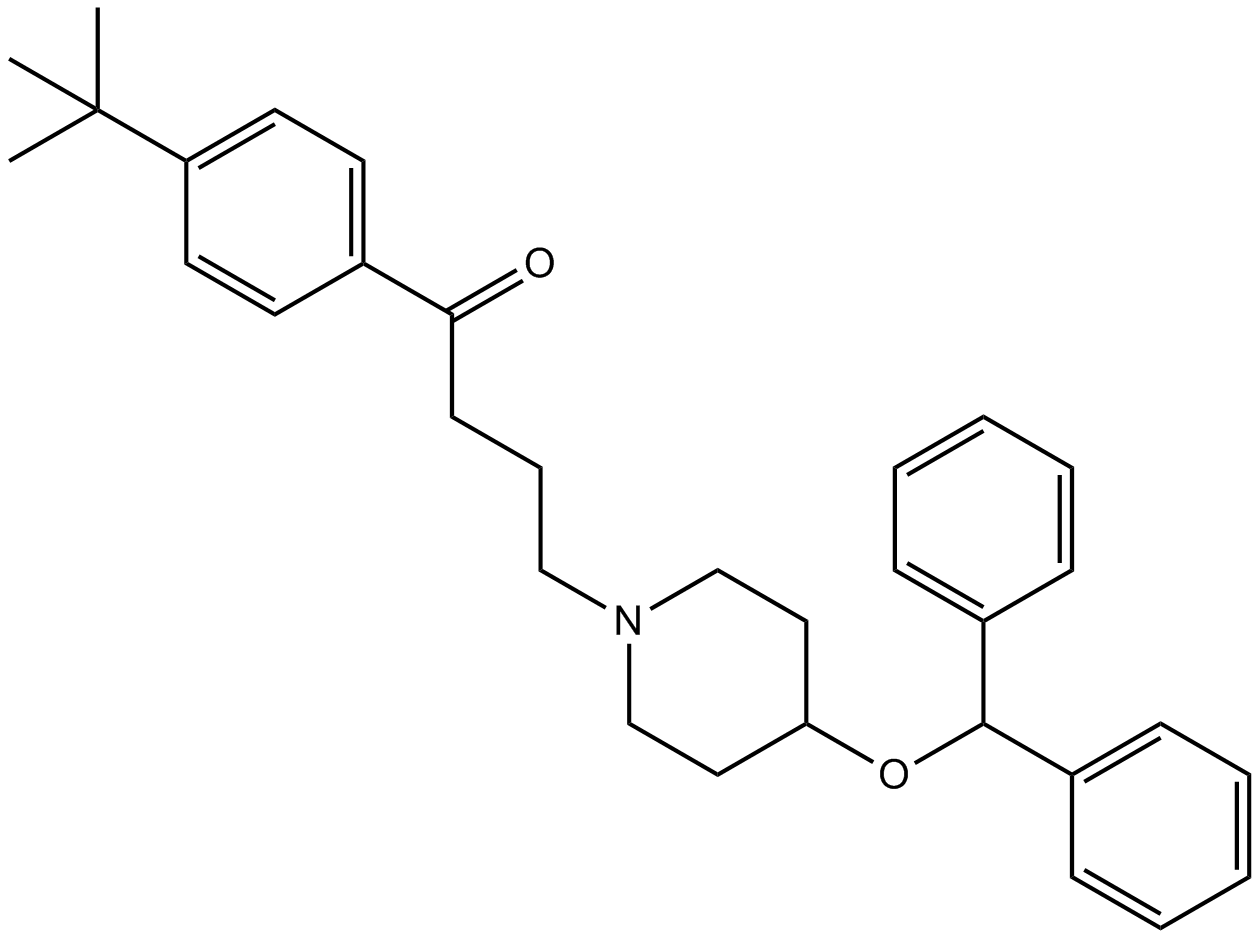Ebastine Chemische Struktur