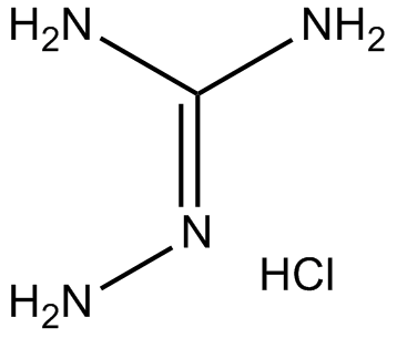 Aminoguanidine hydrochloride 化学構造