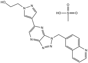 PF-04217903 methanesulfonate  Chemical Structure