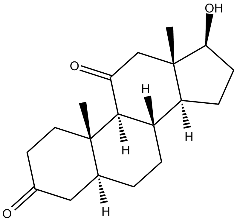 5α-dihydro-11-keto Testosterone 化学構造