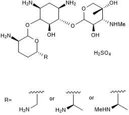 Gentamycin Sulfate Chemische Struktur