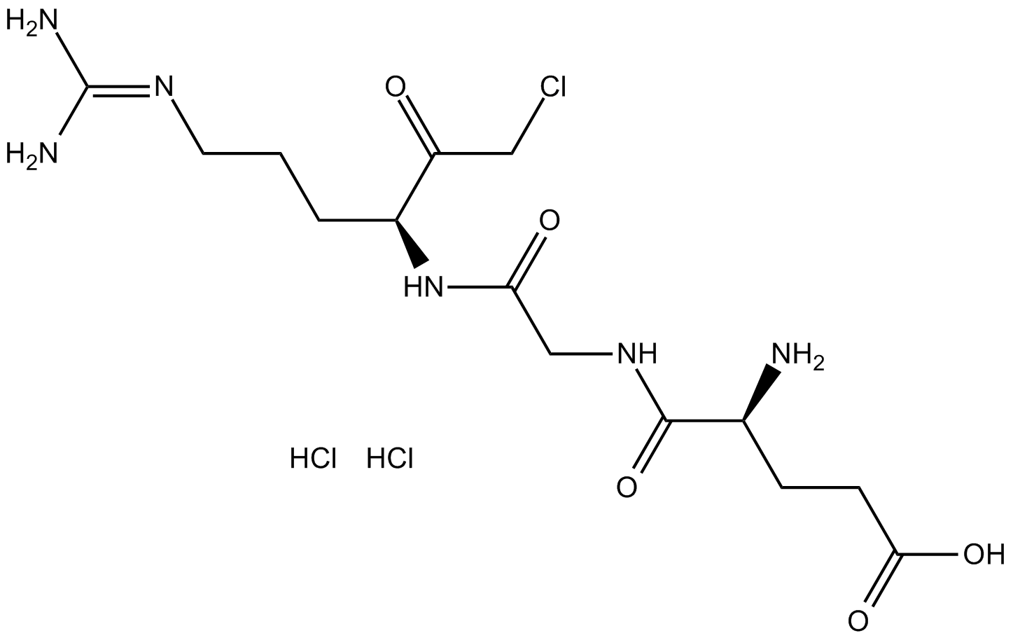 GGACK Dihydrochloride Chemische Struktur