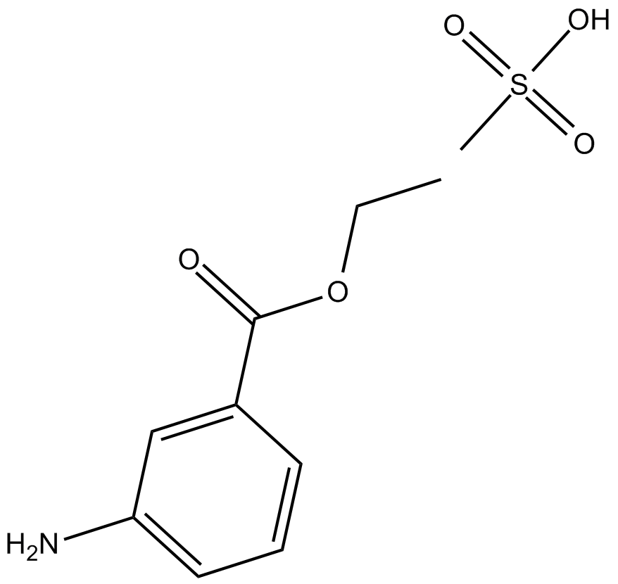 Ethyl 3-Aminobenzoate (methanesulfonate)  Chemical Structure