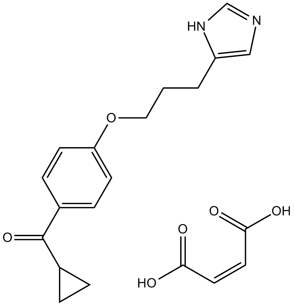 Ciproxifan maleate  Chemical Structure