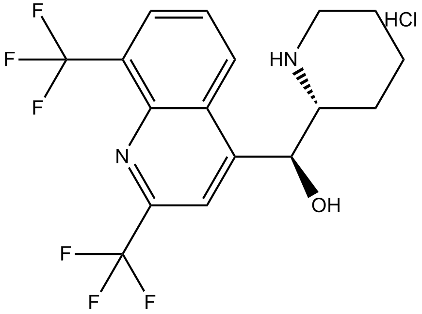 Mefloquine hydrochloride Chemische Struktur