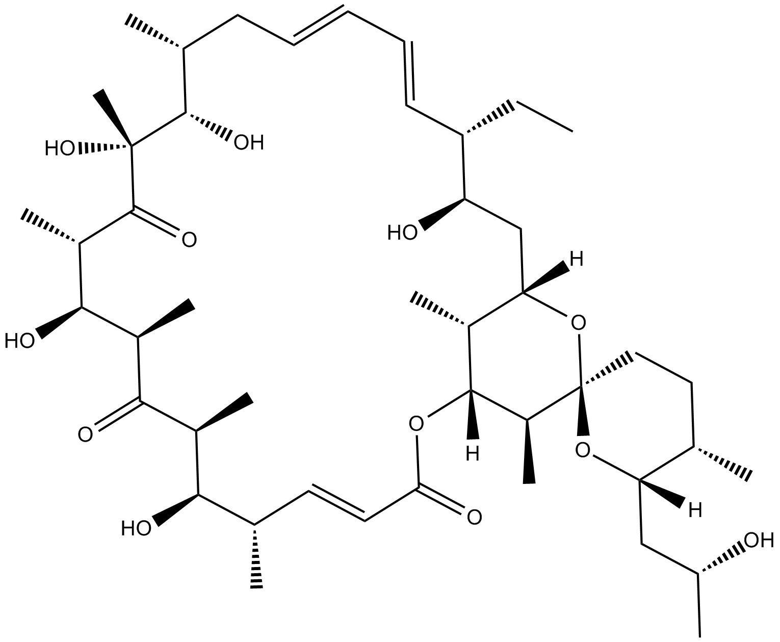 21-hydroxy Oligomycin A  Chemical Structure