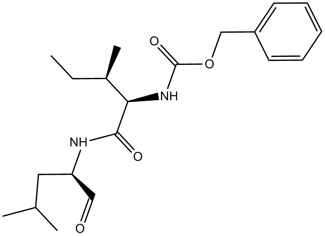 Z-Ile-Leu-aldehyde  Chemical Structure