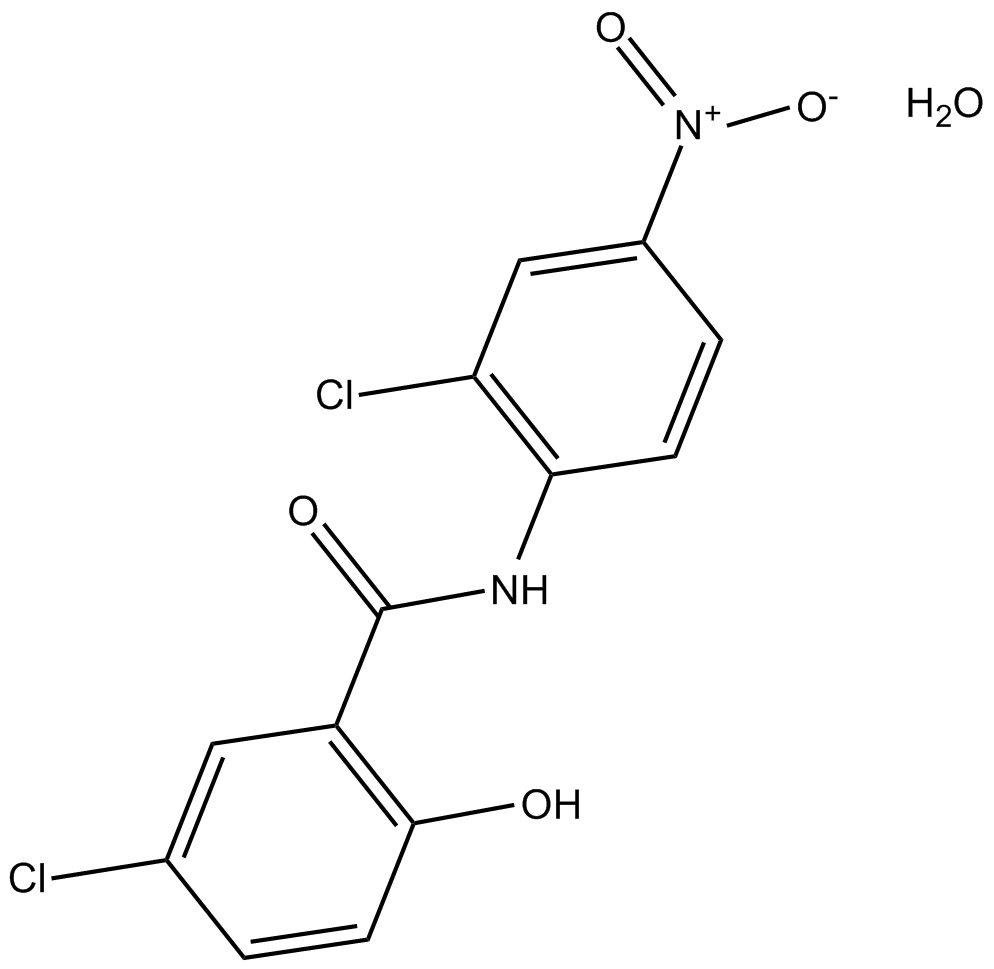 Niclosamide monohydrate  Chemical Structure