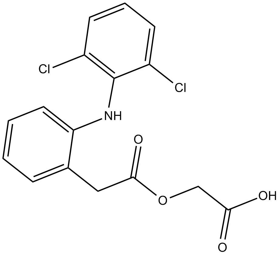 Aceclofenac التركيب الكيميائي