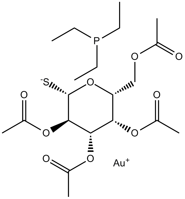 Auranofin التركيب الكيميائي