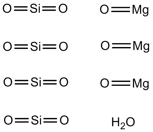 Talc Chemische Struktur