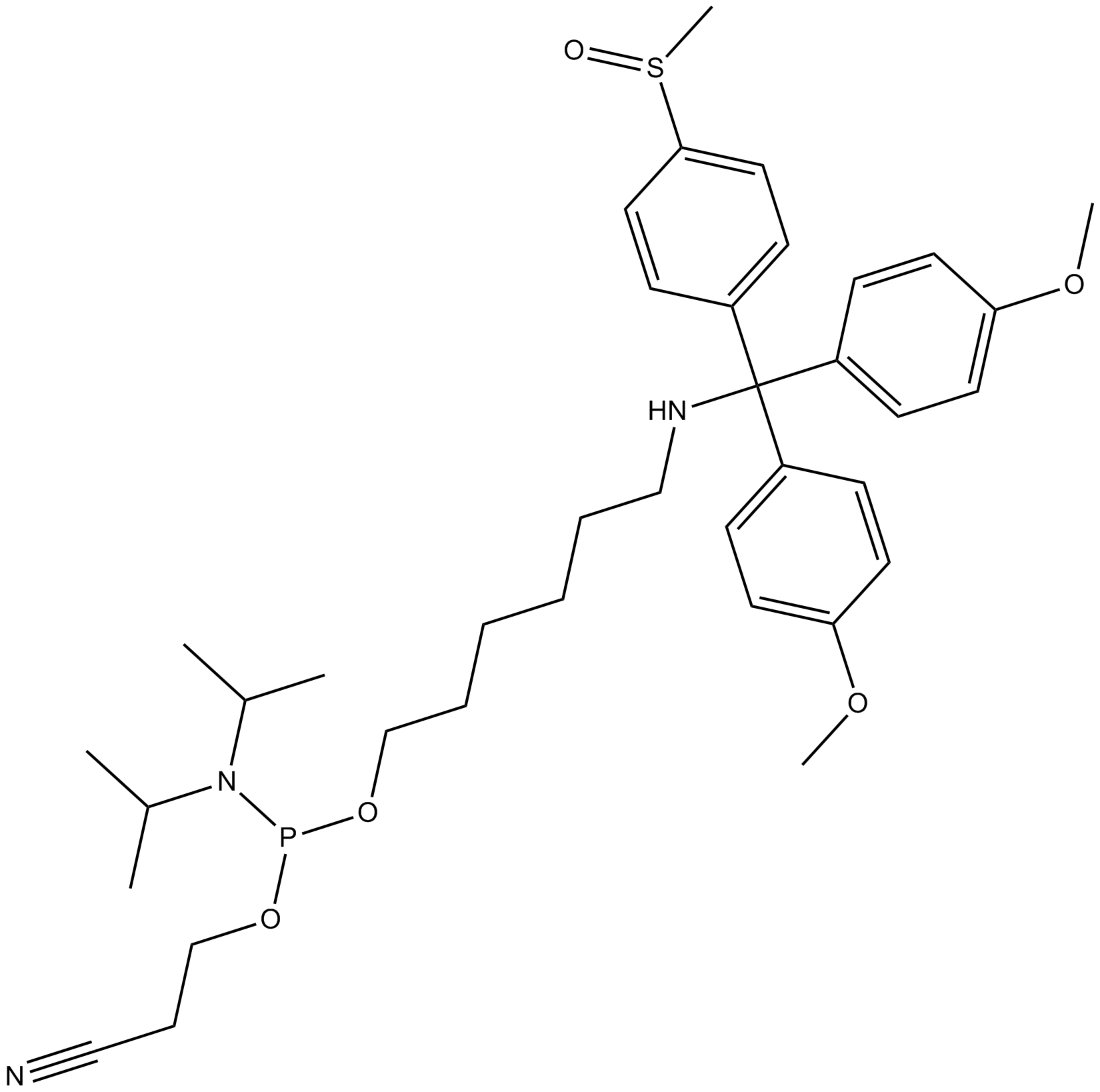 DMS(O)MT aminolink C6 Chemische Struktur