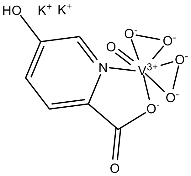 bpV(HOpic) (potassium salt, technical grade)  Chemical Structure