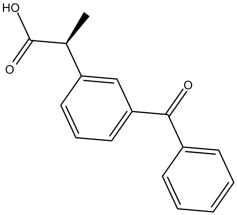 (S)-Ketoprofen 化学構造