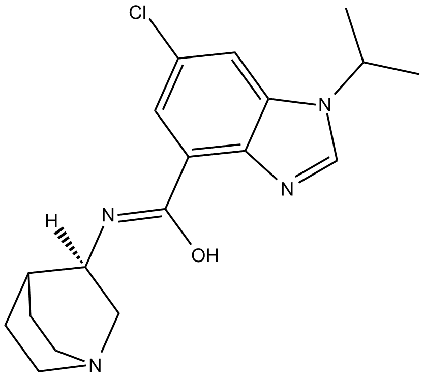 RS 16566 dihydrochloride Chemische Struktur
