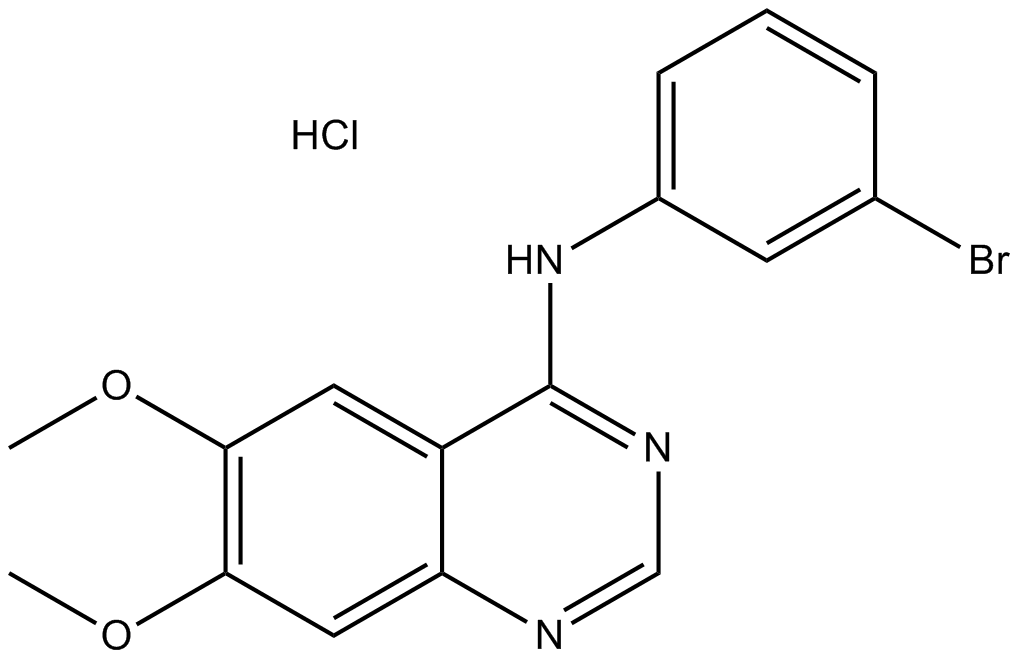 PD 153035 hydrochloride  Chemical Structure