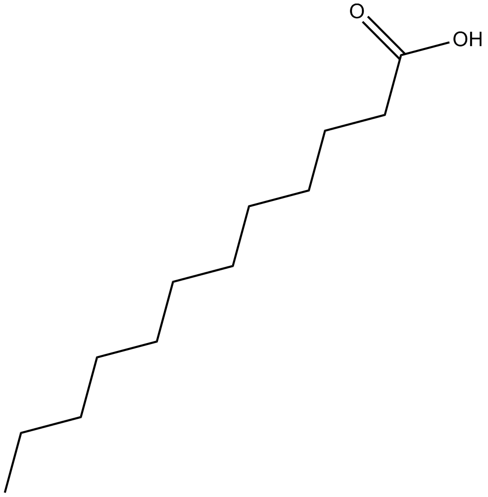 Lauric Acid Chemische Struktur