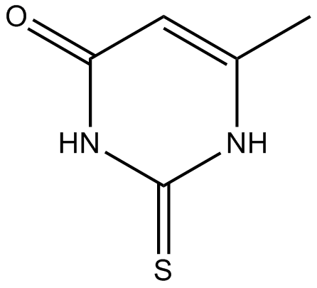 Methylthiouracil  Chemical Structure