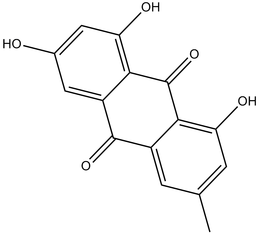 Emodin  Chemical Structure