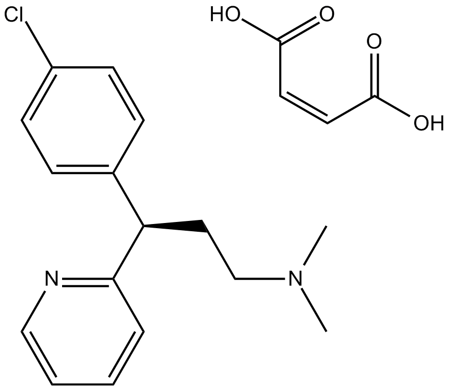 Chlorpheniramine Maleate التركيب الكيميائي