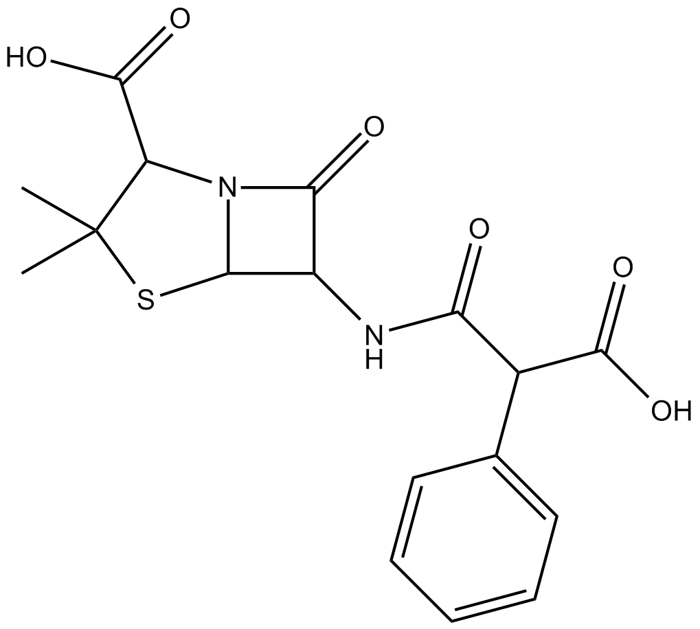 Carbenicillin  Chemical Structure