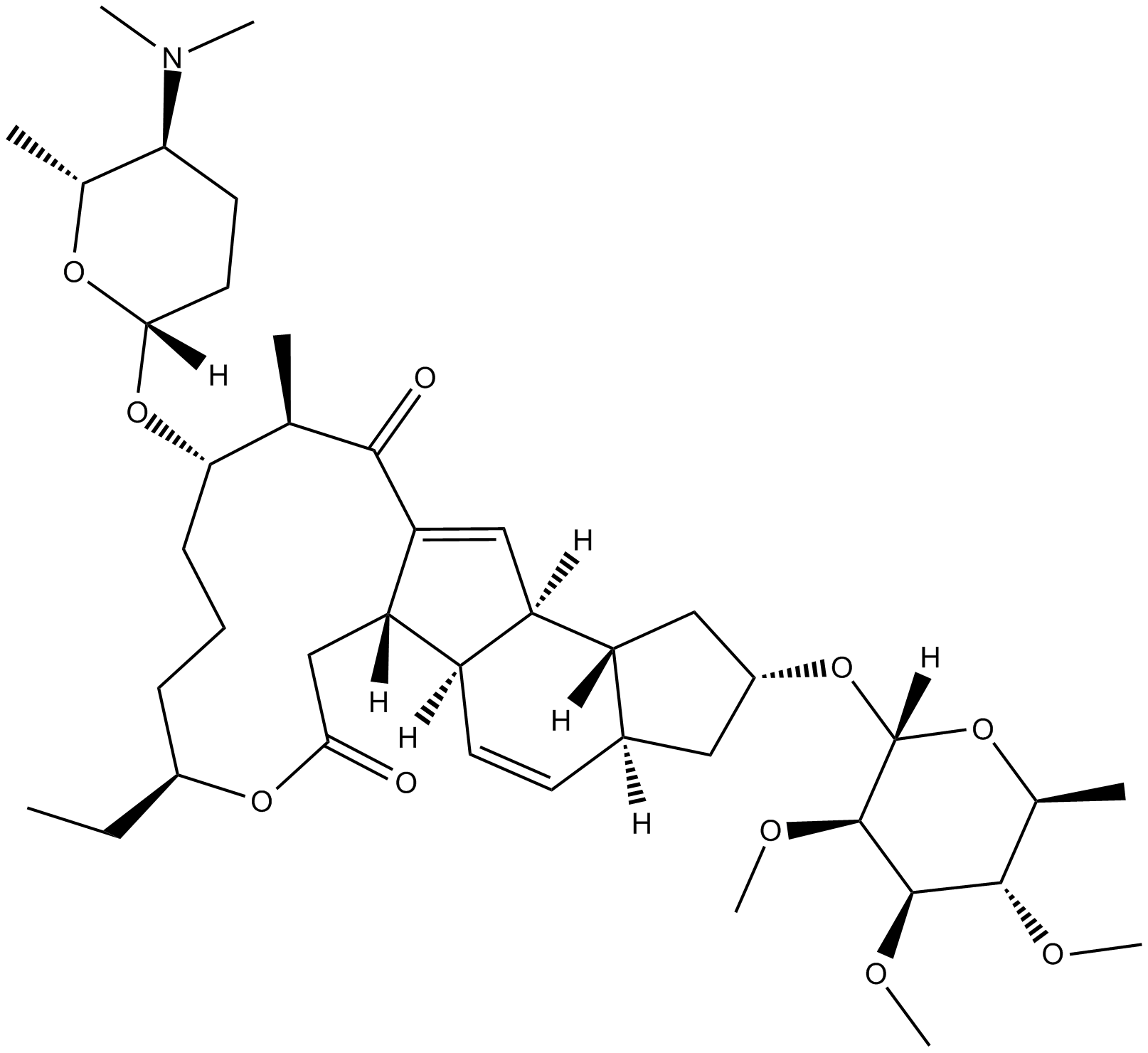 Spinosyn A 化学構造