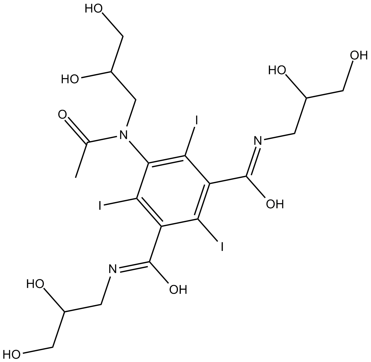 Iohexol  Chemical Structure