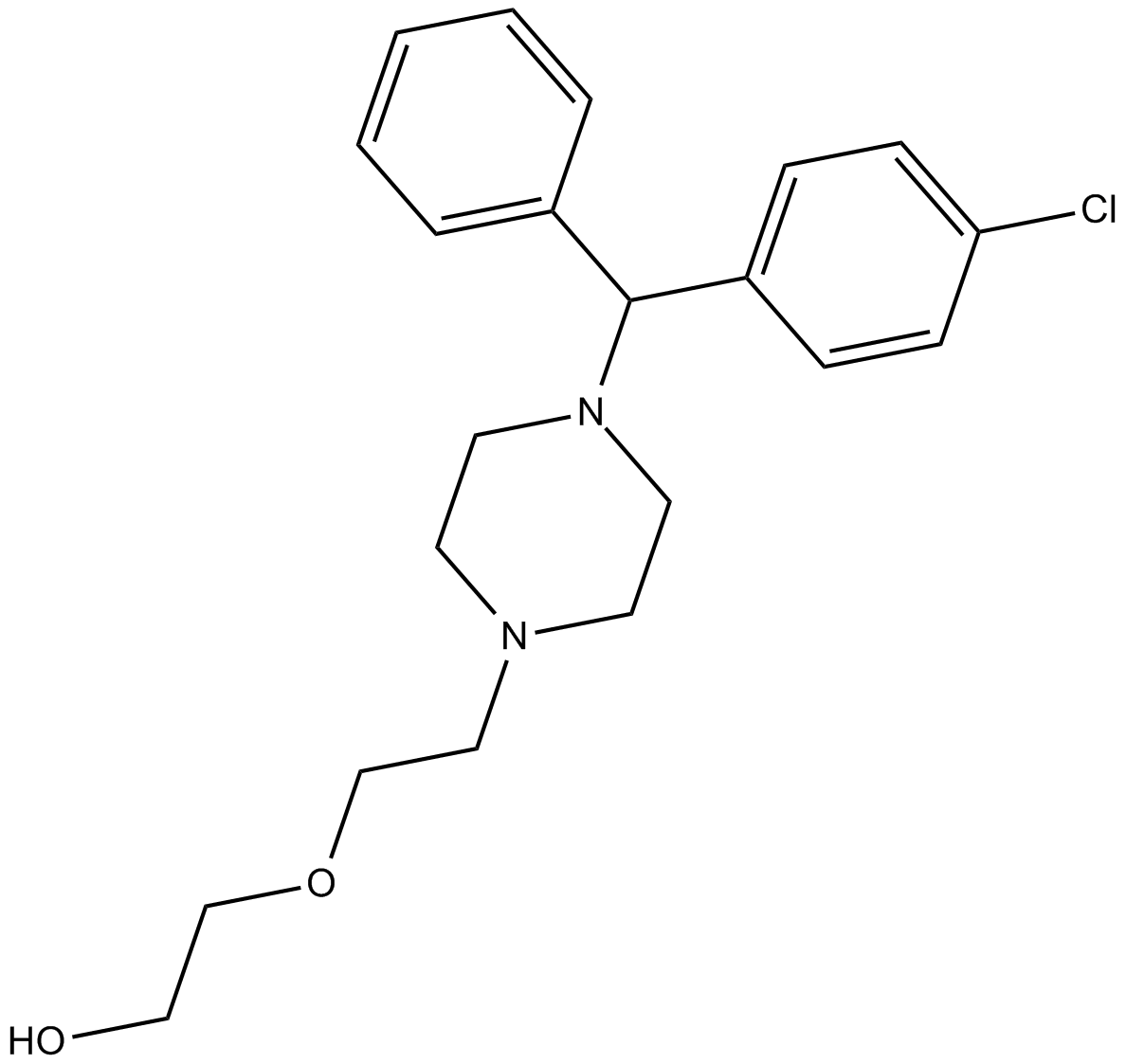Hydroxyzine  Chemical Structure