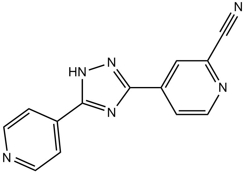 Topiroxostat 化学構造