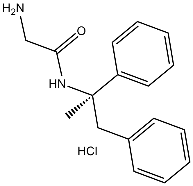 Remacemide hydrochloride  Chemical Structure