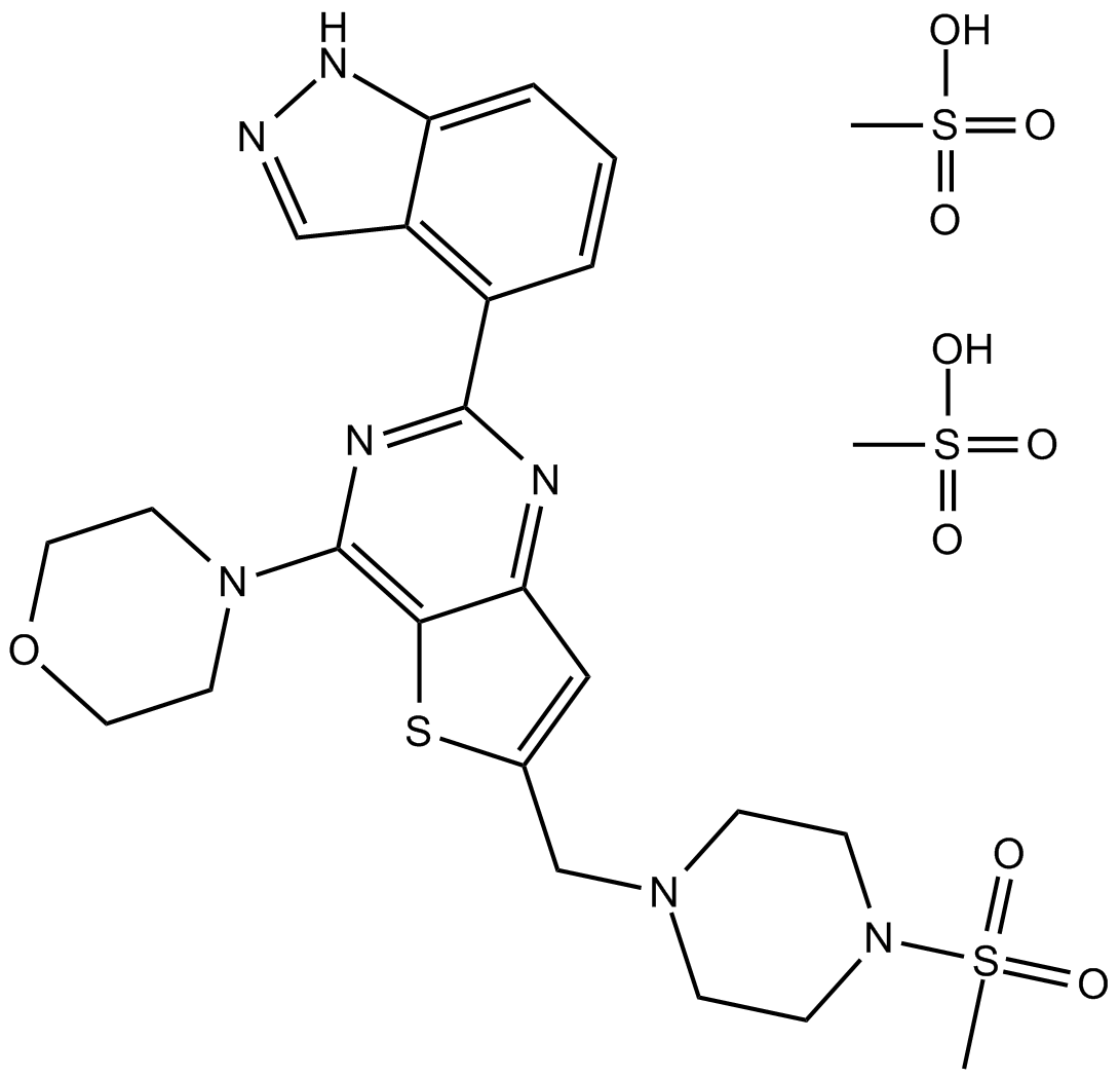GDC-0941 dimethanesulfonate  Chemical Structure