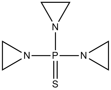 Thio-TEPA 化学構造