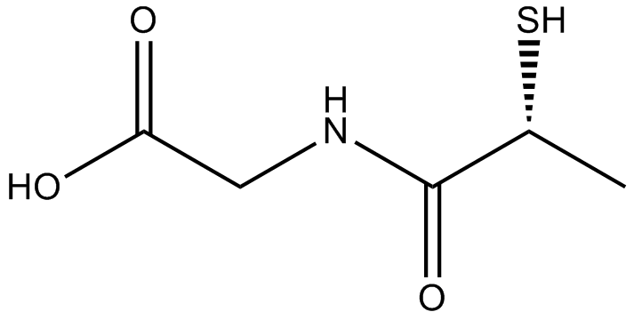 Tiopronin (Thiola) Chemical Structure