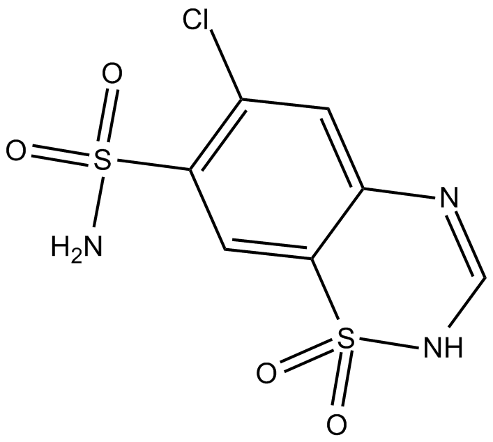 Chlorothiazide Chemical Structure