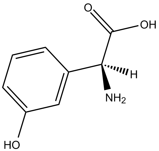 (S)-3-Hydroxyphenylglycine 化学構造