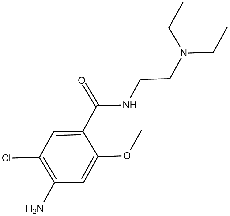 Metoclopramide Chemische Struktur