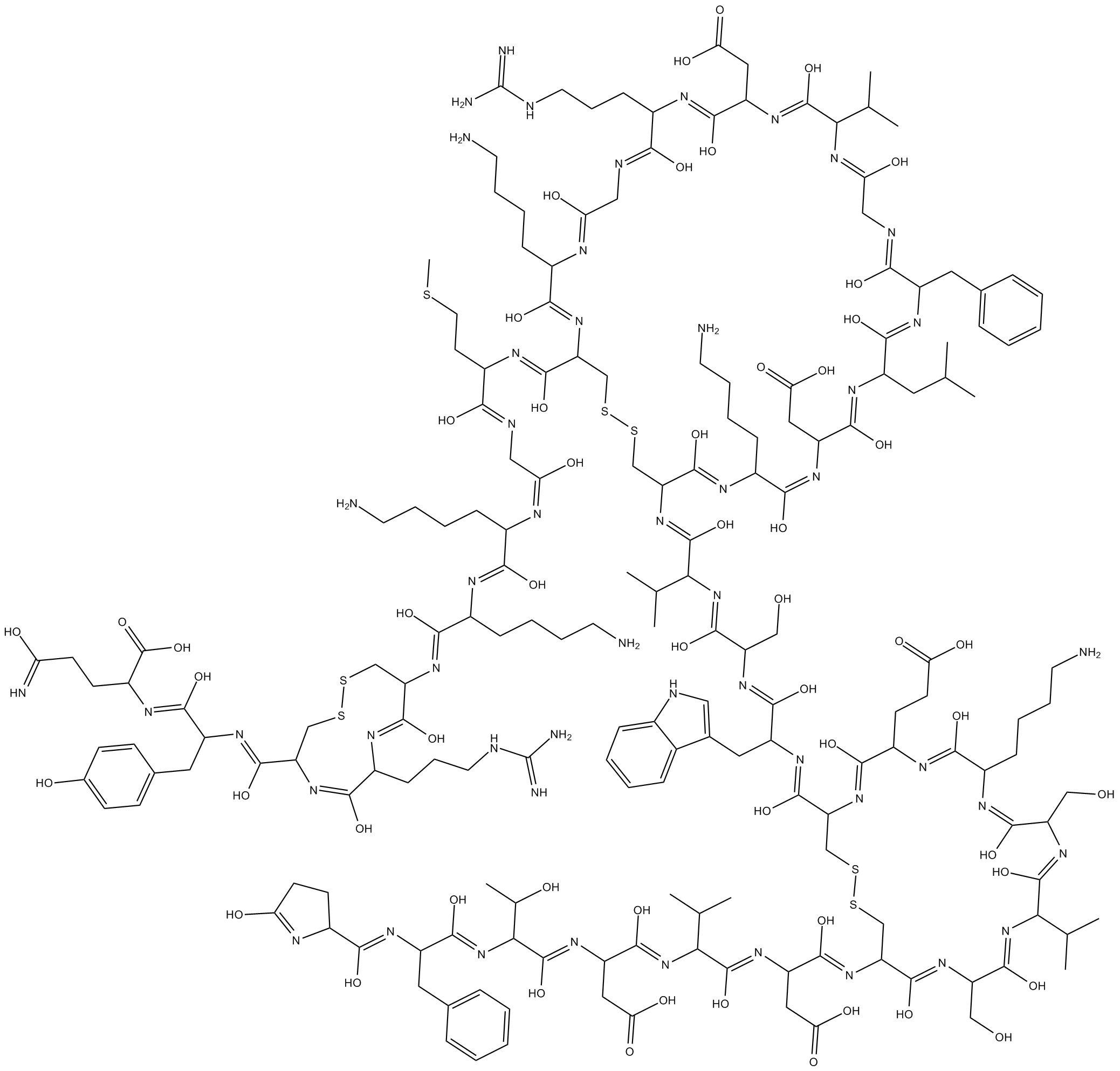 Iberiotoxin Chemical Structure
