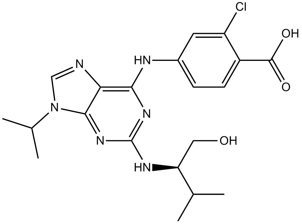 Purvalanol B 化学構造