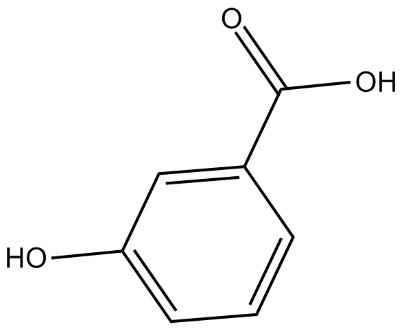 m-Hydroxybenzoic acid 化学構造