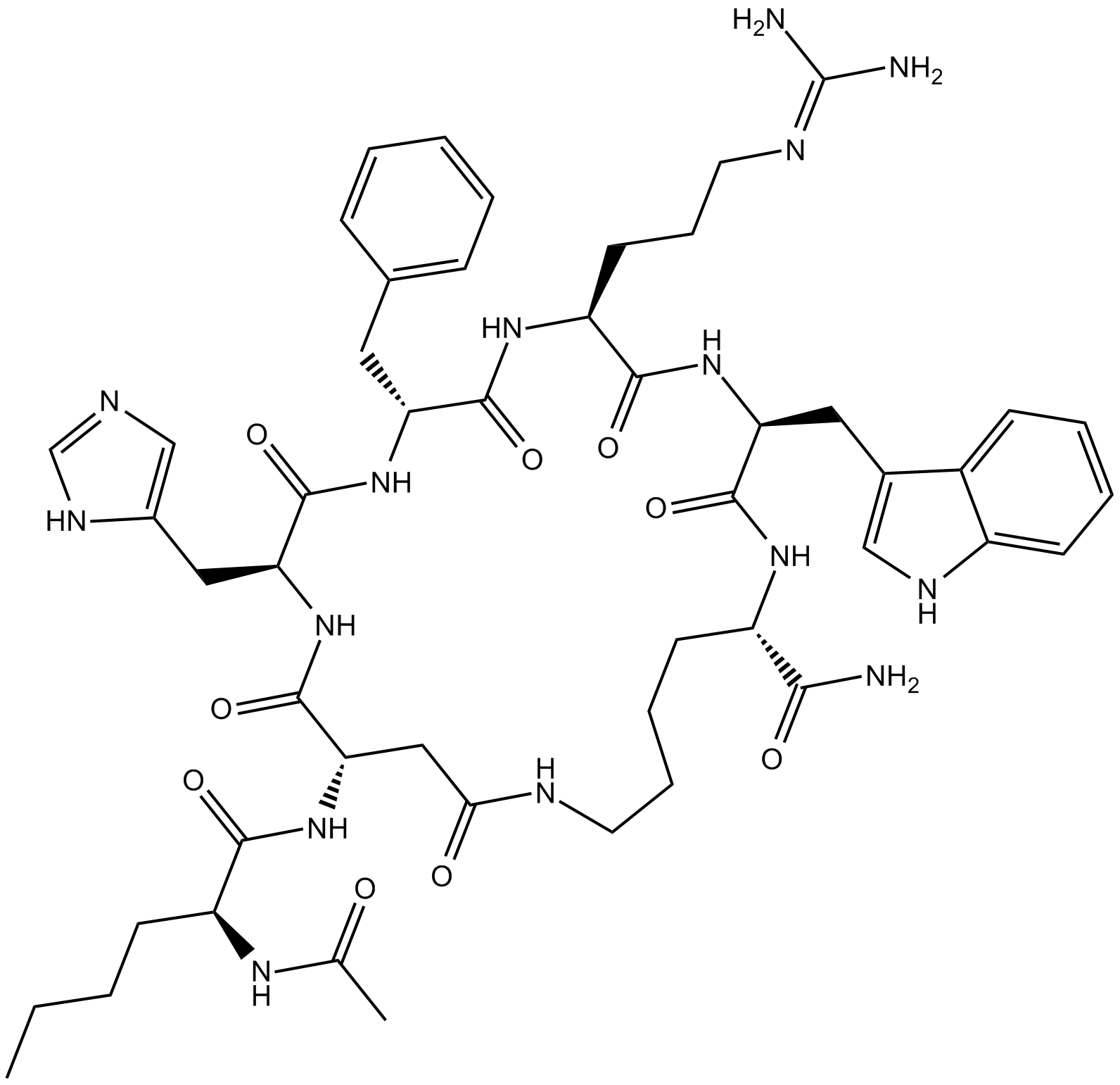 Melanotan II  Chemical Structure