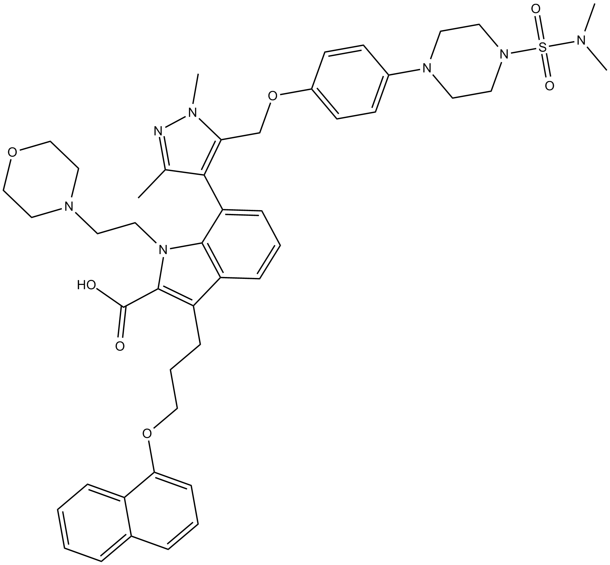A-1210477 Chemische Struktur