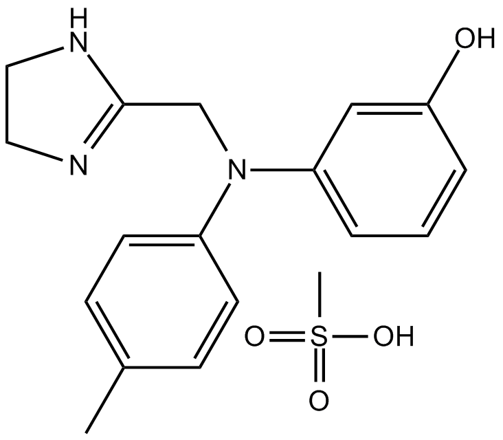 Phentolamine Mesylate Chemische Struktur