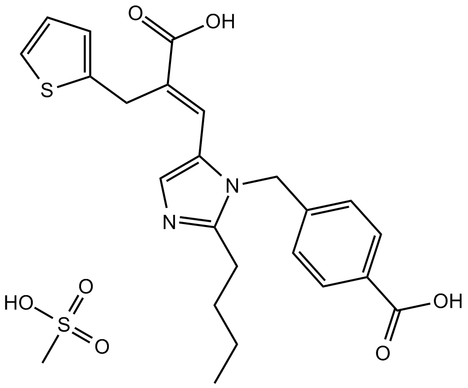 Eprosartan Mesylate  Chemical Structure