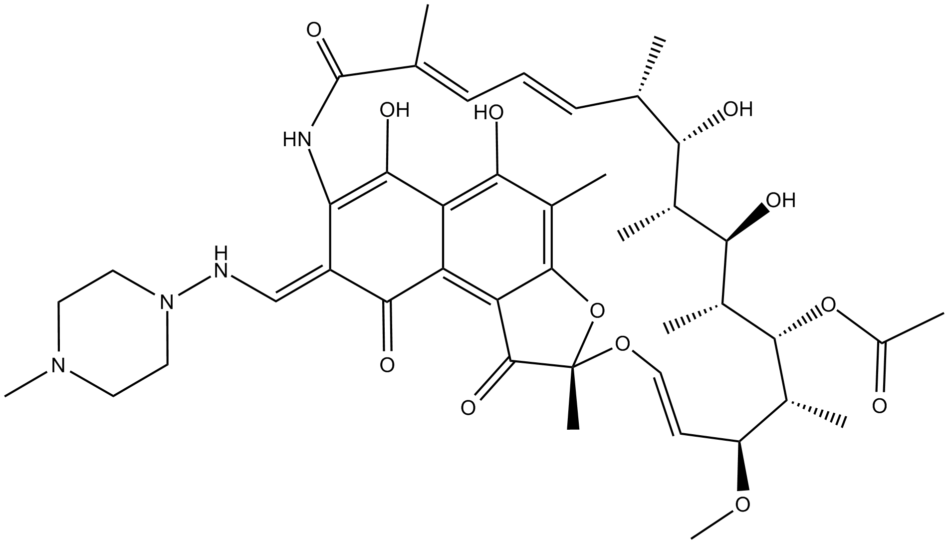 Rifampin  Chemical Structure
