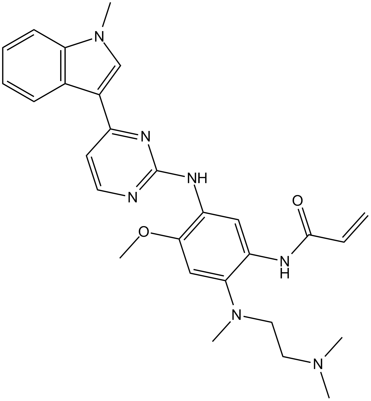 AZD-9291  Chemical Structure